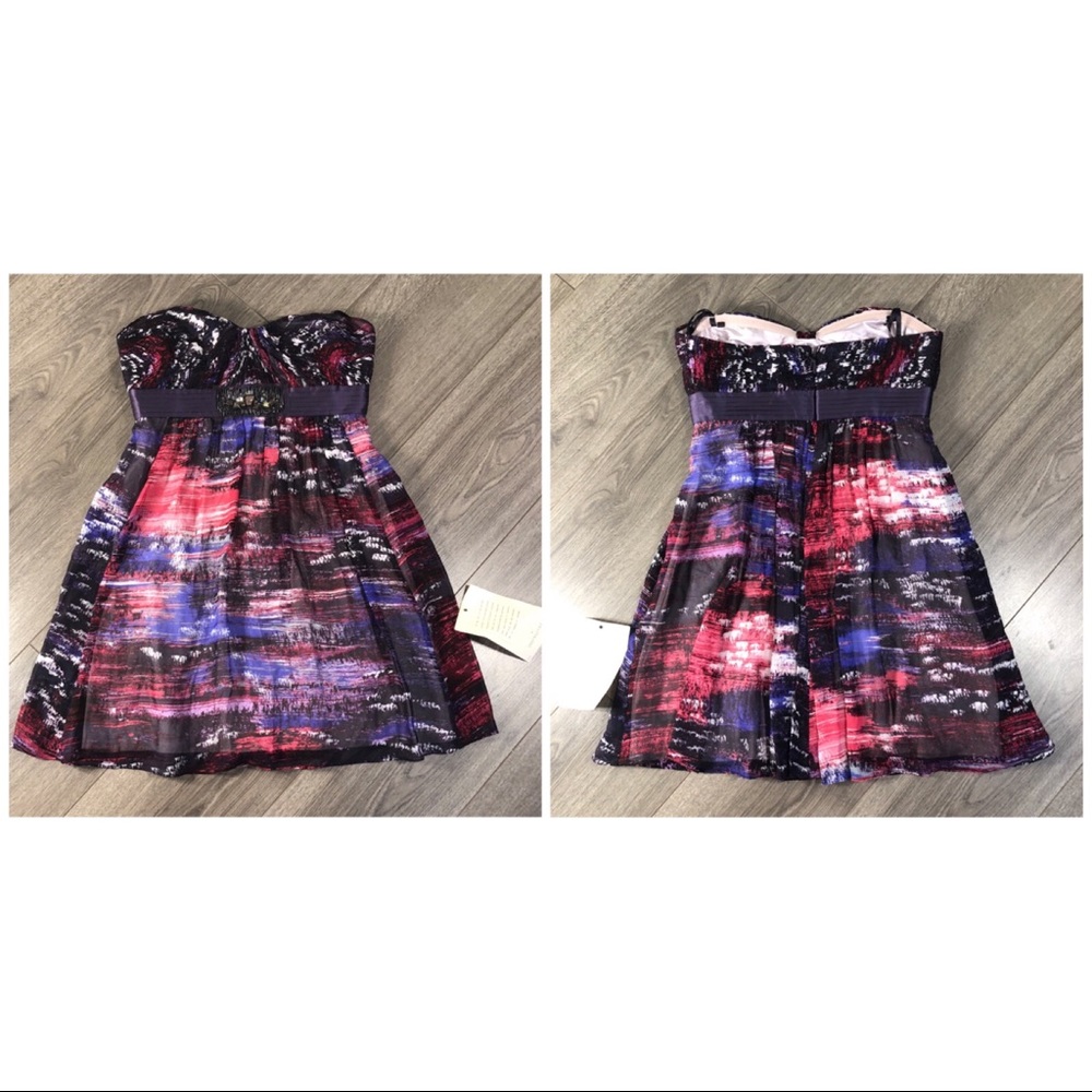 BCBG MAX AZRIA STRAPLESS SHORT DRESS SIZE 02